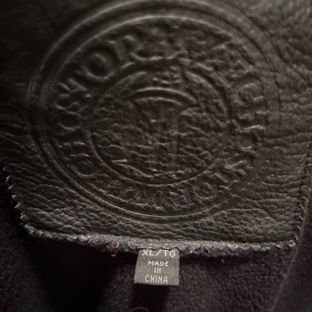 Mens lined leather jacket